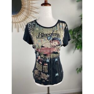 Vtg Suzie In The City L Western T Shirt Cowgirl Theme Bluegrass Opry Line Dance
